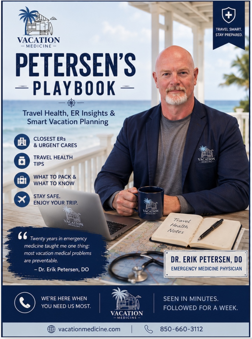 Petersen’s Playbook — Dr. Erik Petersen, DO, Vacation Medicine